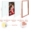 image:imageGolden State Art 2 Pack 5x7 Inch Metal Picture Frames Floating Display for 4x6 3x5 Photos with Real Glass and PullOut Easel Stand for Tabletop Display Vertical  Rose GoldRose Gold