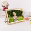 image:imageGolden State Art 2 Pack 5x7 Inch Metal Picture Frames Floating Display for 4x6 3x5 Photos with Real Glass and PullOut Easel Stand for Tabletop Display Vertical  Rose GoldLight Gold