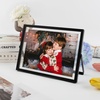 image:imageGolden State Art 2 Pack 5x7 Inch Metal Picture Frames Floating Display for 4x6 3x5 Photos with Real Glass and PullOut Easel Stand for Tabletop Display Vertical  Rose GoldMatte Black