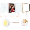 image:imageGolden State Art 2 Pack 5x7 Inch Metal Picture Frames Floating Display for 4x6 3x5 Photos with Real Glass and PullOut Easel Stand for Tabletop Display Vertical  Rose GoldLight Gold
