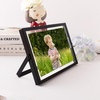 image:imageGolden State Art 2 Pack 5x7 Inch Metal Picture Frames Floating Display for 4x6 3x5 Photos with Real Glass and PullOut Easel Stand for Tabletop Display Vertical  Rose GoldMatte Black
