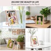 image:imageGolden State Art 2 Pack 5x7 Inch Metal Picture Frames Floating Display for 4x6 3x5 Photos with Real Glass and PullOut Easel Stand for Tabletop Display Vertical  Rose GoldRose Gold
