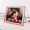 image:imageGolden State Art 2 Pack 5x7 Inch Metal Picture Frames Floating Display for 4x6 3x5 Photos with Real Glass and PullOut Easel Stand for Tabletop Display Vertical  Rose GoldRose Gold