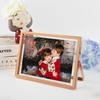 image:imageGolden State Art 2 Pack 5x7 Inch Metal Picture Frames Floating Display for 4x6 3x5 Photos with Real Glass and PullOut Easel Stand for Tabletop Display Vertical  Rose GoldRose Gold