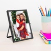 image:imageGolden State Art 2 Pack 5x7 Inch Metal Picture Frames Floating Display for 4x6 3x5 Photos with Real Glass and PullOut Easel Stand for Tabletop Display Vertical  Rose GoldMatte Black