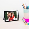 image:imageGolden State Art 2 Pack 5x7 Inch Metal Picture Frames Floating Display for 4x6 3x5 Photos with Real Glass and PullOut Easel Stand for Tabletop Display Vertical  Rose GoldMatte Black
