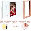 image:imageGolden State Art 2 Pack 5x7 Inch Metal Picture Frames Floating Display for 4x6 3x5 Photos with Real Glass and PullOut Easel Stand for Tabletop Display Vertical  Rose GoldRose Gold