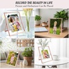 image:imageGolden State Art 2 Pack 5x7 Inch Metal Picture Frames Floating Display for 4x6 3x5 Photos with Real Glass and PullOut Easel Stand for Tabletop Display Vertical  Rose GoldRose Gold