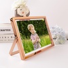 image:imageGolden State Art 2 Pack 5x7 Inch Metal Picture Frames Floating Display for 4x6 3x5 Photos with Real Glass and PullOut Easel Stand for Tabletop Display Vertical  Rose GoldRose Gold