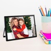 image:imageGolden State Art 2 Pack 5x7 Inch Metal Picture Frames Floating Display for 4x6 3x5 Photos with Real Glass and PullOut Easel Stand for Tabletop Display Vertical  Rose GoldMatte Black