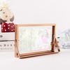 image:imageGolden State Art 2 Pack 5x7 Inch Metal Picture Frames Floating Display for 4x6 3x5 Photos with Real Glass and PullOut Easel Stand for Tabletop Display Vertical  Rose GoldRose Gold