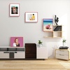 image:imageGolden State Art 2Pack 8x10 Aluminum Picture Frames with 5x7 Mat  Pink Metal Photo Frames ShatterResistant Plexiglass Wall Mountable for Home amp Office Decor Horizontal or Vertical DisplayPink
