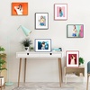 image:imageGolden State Art 2Pack 8x10 Aluminum Picture Frames with 5x7 Mat  Pink Metal Photo Frames ShatterResistant Plexiglass Wall Mountable for Home amp Office Decor Horizontal or Vertical DisplayBlack