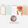 image:imageGolden State Art 2Pack 8x10 Aluminum Picture Frames with 5x7 Mat  Pink Metal Photo Frames ShatterResistant Plexiglass Wall Mountable for Home amp Office Decor Horizontal or Vertical DisplayOrange