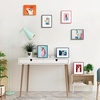 image:imageGolden State Art 2Pack 8x10 Aluminum Picture Frames with 5x7 Mat  Pink Metal Photo Frames ShatterResistant Plexiglass Wall Mountable for Home amp Office Decor Horizontal or Vertical DisplayOrange