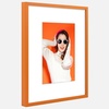 image:imageGolden State Art 2Pack 8x10 Aluminum Picture Frames with 5x7 Mat  Pink Metal Photo Frames ShatterResistant Plexiglass Wall Mountable for Home amp Office Decor Horizontal or Vertical DisplayOrange
