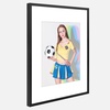 image:imageGolden State Art 2Pack 8x10 Aluminum Picture Frames with 5x7 Mat  Pink Metal Photo Frames ShatterResistant Plexiglass Wall Mountable for Home amp Office Decor Horizontal or Vertical DisplayBlack