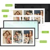 image:imageGolden State Art 4x6 Aluminum Collage Frame Displays 6x4 Pictures With 2 Openings Mat or One 8x10 Photo Real Glass PortraitLandscape WallTabletop Display Gold 1 PackBlack