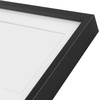 image:imageGolden State Art 4x6 Aluminum Collage Frame Displays 6x4 Pictures With 2 Openings Mat or One 8x10 Photo Real Glass PortraitLandscape WallTabletop Display Gold 1 PackBlack