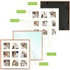 image:imageGolden State Art 4x6 Aluminum Collage Frame Displays 6x4 Pictures With 2 Openings Mat or One 8x10 Photo Real Glass PortraitLandscape WallTabletop Display Gold 1 PackRose Gold