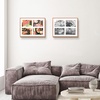 image:imageGolden State Art 4x6 Aluminum Collage Frame Displays 6x4 Pictures With 2 Openings Mat or One 8x10 Photo Real Glass PortraitLandscape WallTabletop Display Gold 1 PackRose Gold