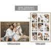 image:imageGolden State Art 4x6 Aluminum Collage Frame Displays 6x4 Pictures With 2 Openings Mat or One 8x10 Photo Real Glass PortraitLandscape WallTabletop Display Gold 1 PackGold