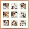 image:imageGolden State Art 4x6 Aluminum Collage Frame Displays 6x4 Pictures With 2 Openings Mat or One 8x10 Photo Real Glass PortraitLandscape WallTabletop Display Gold 1 PackRose Gold
