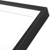 image:imageGolden State Art 4x6 Aluminum Collage Frame Displays 6x4 Pictures With 2 Openings Mat or One 8x10 Photo Real Glass PortraitLandscape WallTabletop Display Gold 1 PackBlack