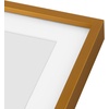 image:imageGolden State Art 4x6 Aluminum Collage Frame Displays 6x4 Pictures With 2 Openings Mat or One 8x10 Photo Real Glass PortraitLandscape WallTabletop Display Gold 1 PackBronze