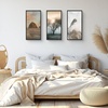 image:imageGolden State Art 4x6 Aluminum Collage Frame Displays 6x4 Pictures With 2 Openings Mat or One 8x10 Photo Real Glass PortraitLandscape WallTabletop Display Gold 1 PackBlack