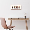 image:imageGolden State Art 4x6 Aluminum Collage Frame Displays 6x4 Pictures With 2 Openings Mat or One 8x10 Photo Real Glass PortraitLandscape WallTabletop Display Gold 1 PackRose Gold