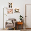 image:imageGolden State Art 4x6 Aluminum Collage Frame Displays 6x4 Pictures With 2 Openings Mat or One 8x10 Photo Real Glass PortraitLandscape WallTabletop Display Gold 1 PackRose Gold