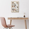 image:imageGolden State Art 4x6 Aluminum Collage Frame Displays 6x4 Pictures With 2 Openings Mat or One 8x10 Photo Real Glass PortraitLandscape WallTabletop Display Gold 1 PackBronze