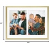 image:imageGolden State Art 4x6 Aluminum Collage Frame Displays 6x4 Pictures With 2 Openings Mat or One 8x10 Photo Real Glass PortraitLandscape WallTabletop Display Gold 1 PackGold