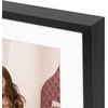 image:imageGolden State Art 4x6 Aluminum Collage Frame Displays 6x4 Pictures With 2 Openings Mat or One 8x10 Photo Real Glass PortraitLandscape WallTabletop Display Gold 1 PackBlack