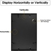 image:imageGolden State Art 4x6 Aluminum Collage Frame Displays 6x4 Pictures With 2 Openings Mat or One 8x10 Photo Real Glass PortraitLandscape WallTabletop Display Gold 1 PackBlack