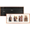 image:imageGolden State Art 4x6 Aluminum Collage Frame Displays 6x4 Pictures With 2 Openings Mat or One 8x10 Photo Real Glass PortraitLandscape WallTabletop Display Gold 1 PackRose Gold