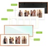 image:imageGolden State Art 4x6 Aluminum Collage Frame Displays 6x4 Pictures With 2 Openings Mat or One 8x10 Photo Real Glass PortraitLandscape WallTabletop Display Gold 1 PackRose Gold