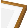 image:imageGolden State Art 4x6 Aluminum Collage Frame Displays 6x4 Pictures With 2 Openings Mat or One 8x10 Photo Real Glass PortraitLandscape WallTabletop Display Gold 1 PackBronze