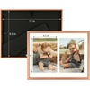 image:imageGolden State Art 4x6 Aluminum Collage Frame Displays 6x4 Pictures With 2 Openings Mat or One 8x10 Photo Real Glass PortraitLandscape WallTabletop Display Gold 1 PackRose Gold
