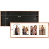 image:imageGolden State Art 4x6 Aluminum Collage Frame Displays 6x4 Pictures With 2 Openings Mat or One 8x10 Photo Real Glass PortraitLandscape WallTabletop Display Gold 1 PackRose Gold