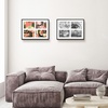 image:imageGolden State Art 4x6 Aluminum Collage Frame Displays 6x4 Pictures With 2 Openings Mat or One 8x10 Photo Real Glass PortraitLandscape WallTabletop Display Gold 1 PackBlack