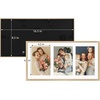 image:imageGolden State Art 4x6 Aluminum Collage Frame Displays 6x4 Pictures With 2 Openings Mat or One 8x10 Photo Real Glass PortraitLandscape WallTabletop Display Gold 1 PackGold