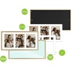 image:imageGolden State Art 4x6 Aluminum Collage Frame Displays 6x4 Pictures With 2 Openings Mat or One 8x10 Photo Real Glass PortraitLandscape WallTabletop Display Gold 1 PackGold