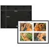 image:imageGolden State Art 4x6 Aluminum Collage Frame Displays 6x4 Pictures With 2 Openings Mat or One 8x10 Photo Real Glass PortraitLandscape WallTabletop Display Gold 1 PackBlack