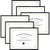 image:imageGolden State Art 85x11 Aluminum Frame Real Glass Metal Frame for 85 by 11 inch Document Certificate Diploma with Easel Stand Black 3 PackBlack