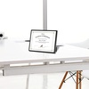 image:imageGolden State Art 85x11 Aluminum Frame Real Glass Metal Frame for 85 by 11 inch Document Certificate Diploma with Easel Stand Black 3 PackBlack