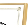 image:imageGolden State Art 85x11 Aluminum Frame Real Glass Metal Frame for 85 by 11 inch Document Certificate Diploma with Easel Stand Black 3 PackGold