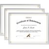 image:imageGolden State Art 85x11 Aluminum Frame Real Glass Metal Frame for 85 by 11 inch Document Certificate Diploma with Easel Stand Black 3 PackSilver