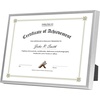 image:imageGolden State Art 85x11 Aluminum Frame Real Glass Metal Frame for 85 by 11 inch Document Certificate Diploma with Easel Stand Black 3 PackSilver